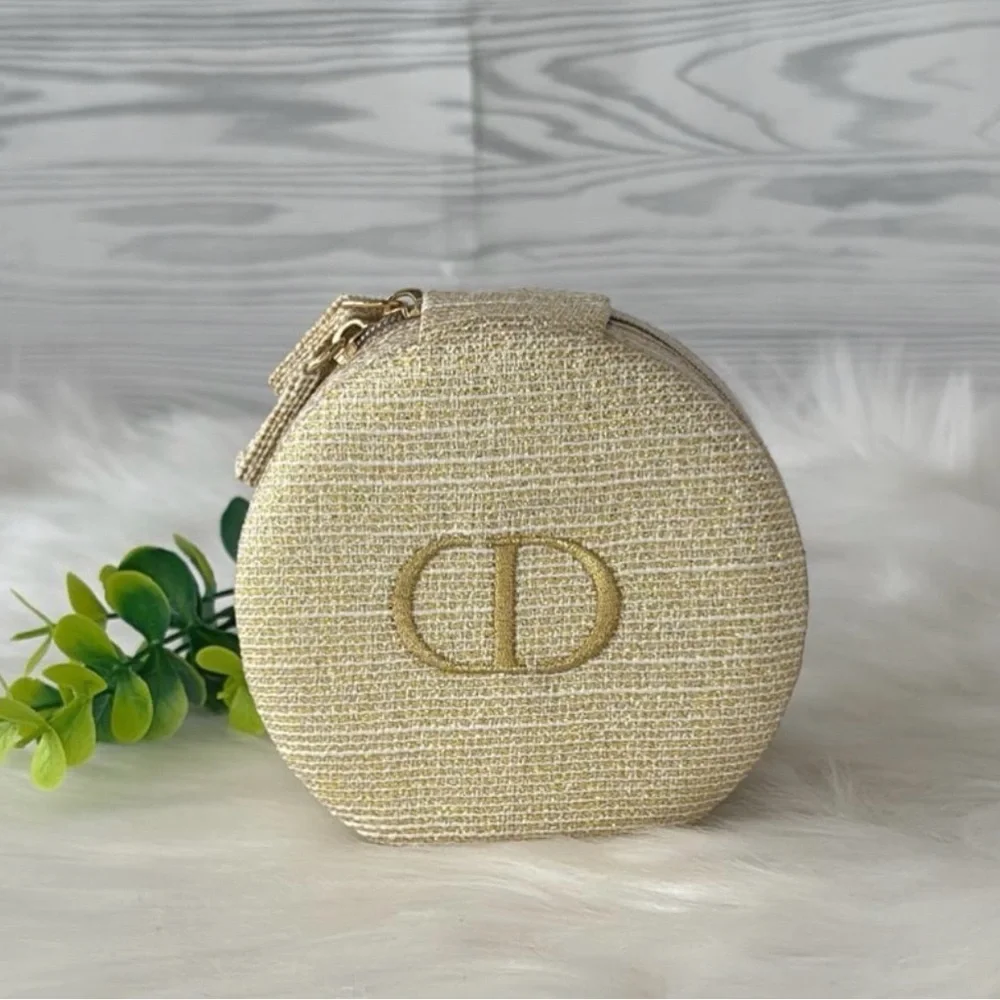 Dior Holiday Round Jewelry/ Storage Case‎